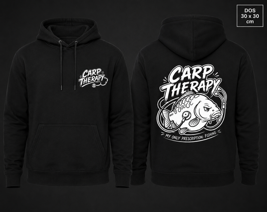 Sweat à capuche " Carp Therapy "
